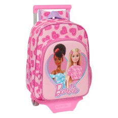 Trolley per la Scuola Barbie Love Rosa 26 x 34 x 11 cm    