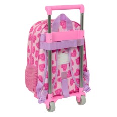 Trolley per la Scuola Barbie Love Rosa 26 x 34 x 11 cm    