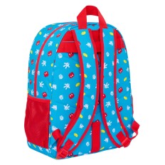 Zaino Scuola Mickey Mouse Clubhouse Fantastic Azzurro Rosso 33 x 42 x 14 cm    