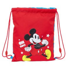 Zainetto con Cordini Mickey Mouse Clubhouse Fantastic Azzurro Rosso 26 x 34 x 1 cm    