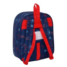 Zaino per Bambini Spider-Man Neon Blu Marino 22 x 27 x 10 cm    