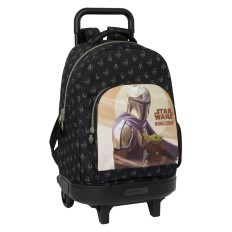 Trolley per la Scuola The Mandalorian This is the way Nero 33 X 45 X 22 cm    