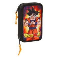 Astuccio Doppio Dragon Ball Nero 12.5 x 19.5 x 4 cm 28 Pezzi    