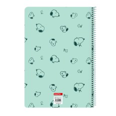 Agenda Snoopy Groovy Verde A4 80 Pagine    