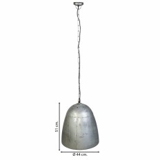 Lampadario Alexandra House Living Grigio Argentato    