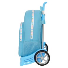 Trolley per la Scuola Benetton Spring Blu cielo 30 x 46 x 14 cm    