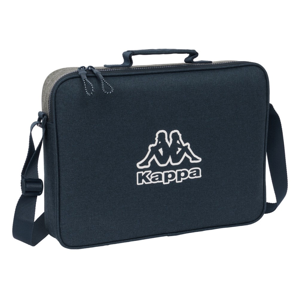 Borsa per la scuola Kappa Dark navy Grigio Blu Marino 38 x 28 x 6 cm    