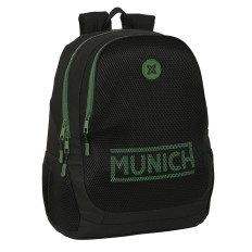 Zaino Scuola Munich Caviar Nero 32 x 44 x 16 cm    