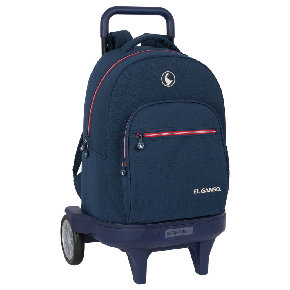 Trolley per la Scuola El Ganso Classic Blu Marino 33 X 45 X 22 cm    