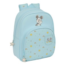 Zaino Scuola Mickey Mouse Clubhouse Baby Azzurro Chiaro 28 x 34 x 10 cm    