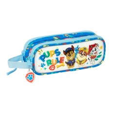 Portaoggetti Doppio The Paw Patrol Pups rule Azzurro 21 x 8 x 6 cm    