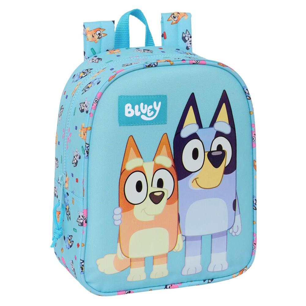 Zaino Scuola Bluey Blu cielo 22 x 27 x 10 cm    