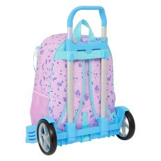 Trolley per la Scuola Frozen Cool days Violetta Blu cielo 33 x 42 x 14 cm    