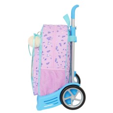 Trolley per la Scuola Frozen Cool days Violetta Blu cielo 33 x 42 x 14 cm    