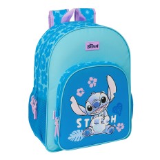 Zaino Scuola Stitch Hawaii Azzurro 33 x 42 x 14 cm    