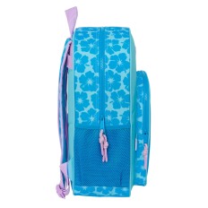 Zaino Scuola Stitch Hawaii Azzurro 33 x 42 x 14 cm    