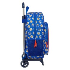 Trolley per la Scuola Sonic Prime Azzurro 33 x 42 x 14 cm    