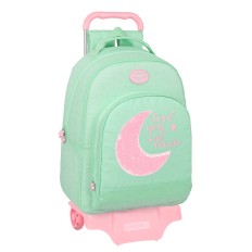 Trolley per la Scuola BlackFit8 Moon Verde 32 x 42 x 15 cm    