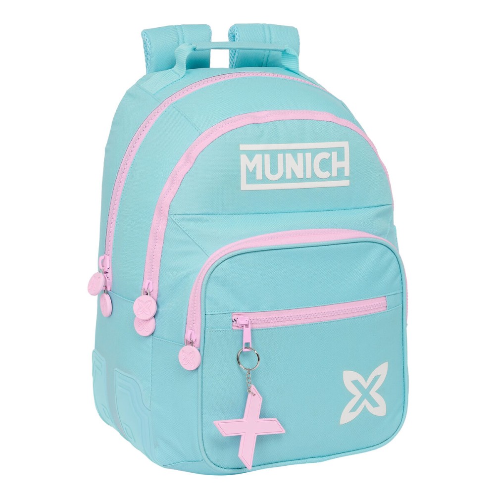 Zaino Scuola Munich Heaven Celeste 32 x 42 x 15 cm    