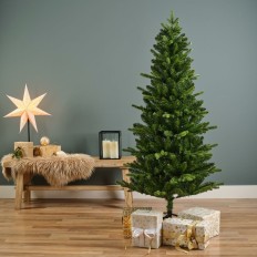 Albero di Natale Everlands Killington Verde PVC Metallo polistirene Abete Ø 93 x 180 cm    