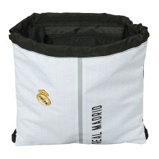 Zainetto con Cordini Real Madrid C.F. 24/25 Bianco Grigio 35 x 40 x 1 cm    