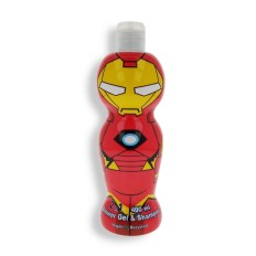 Gel e Shampoo 2 in 1 Spider-Man Iron Men 400 ml    