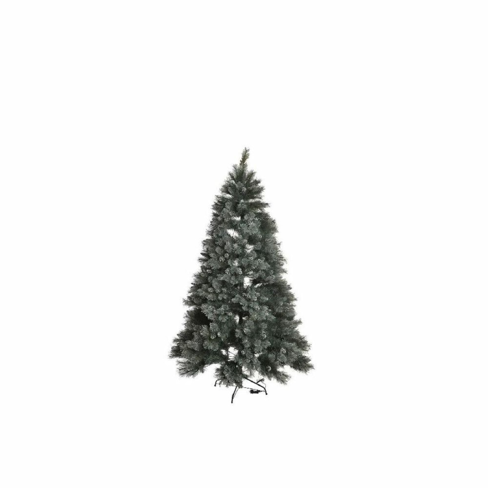 Albero di Natale DKD Home Decor Verde PVC Plastica Nevoso 84 x 84 x 120 cm    