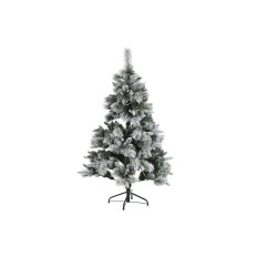 Albero di Natale Home ESPRIT Verde PVC Metallo Nevoso 96 x 96 x 150 cm    