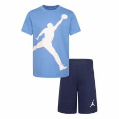 Completo Sportivo per Bambini Jordan Jordan Jumbo Jumpman Azzurro Taglia  2-3 Anni 