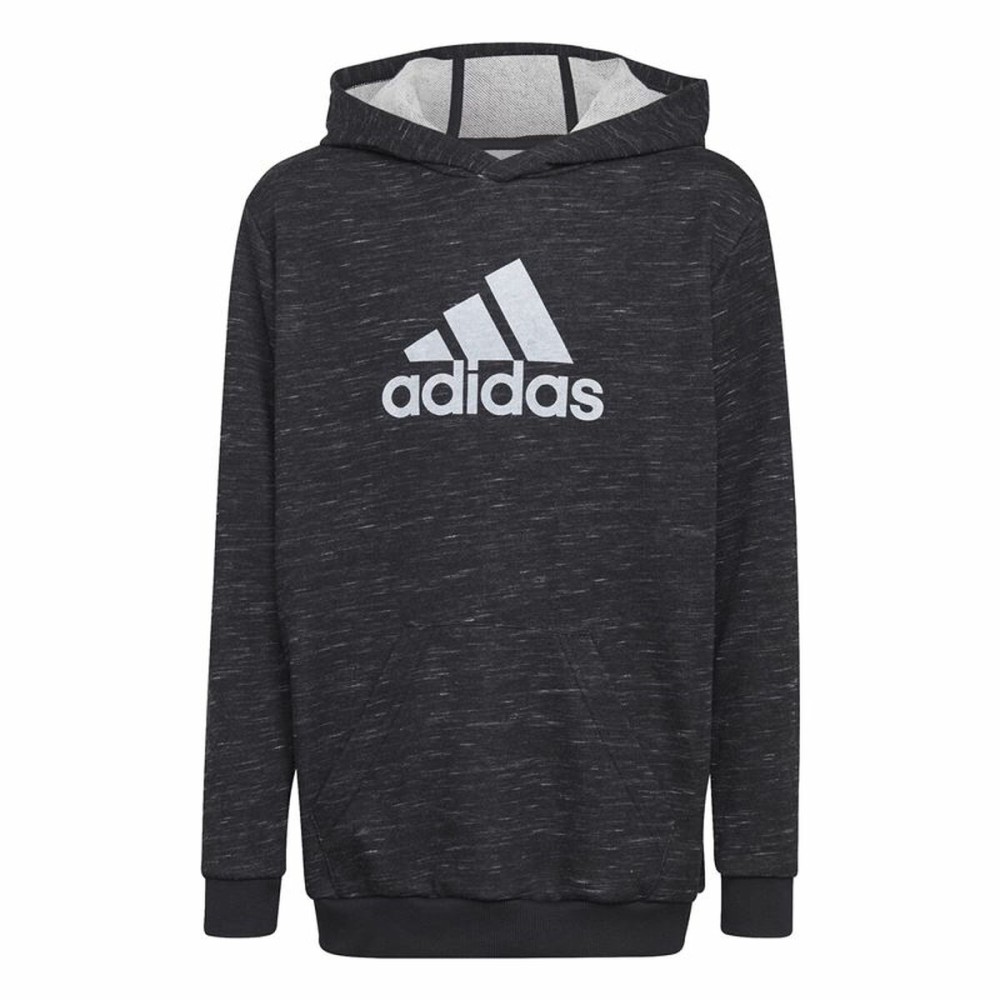 Felpa con Cappuccio Bambino Adidas Future Badge Nero Taglia  11-12 Anni 