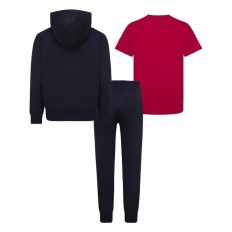 Completo Sportivo per Neonati Jordan Essentials Fleeze Box Nero Rosso Taglia  Taglia - 12 Mesi 