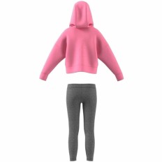 Completo Sportivo per Bambini Adidas Fleece Rosa chiaro Taglia  3-4 Anni 