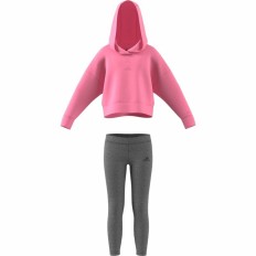 Completo Sportivo per Bambini Adidas Fleece Rosa chiaro Taglia  Taglia - 7-8 Anni 