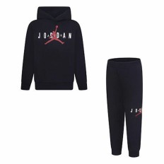 Completo Sportivo per Bambini Jordan Sustainable Nero Taglia  Taglia - 18 Mesi 