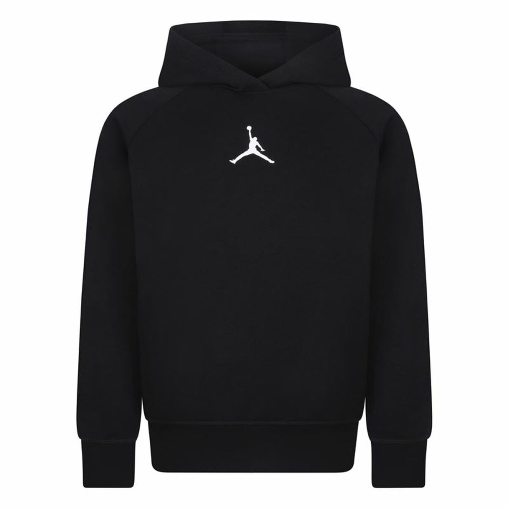 Felpa con Cappuccio Bambino Jordan Dri-fit Sport Crossover Bianco Nero Taglia  10-12 Anni 