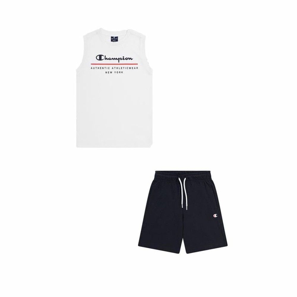 Completo Sportivo per Bambini Champion Essentials Bianco Taglia  15-16 Anni 