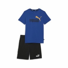 Completo Sportivo per Bambini Puma Essentials Azzurro Taglia  3-4 Anni 