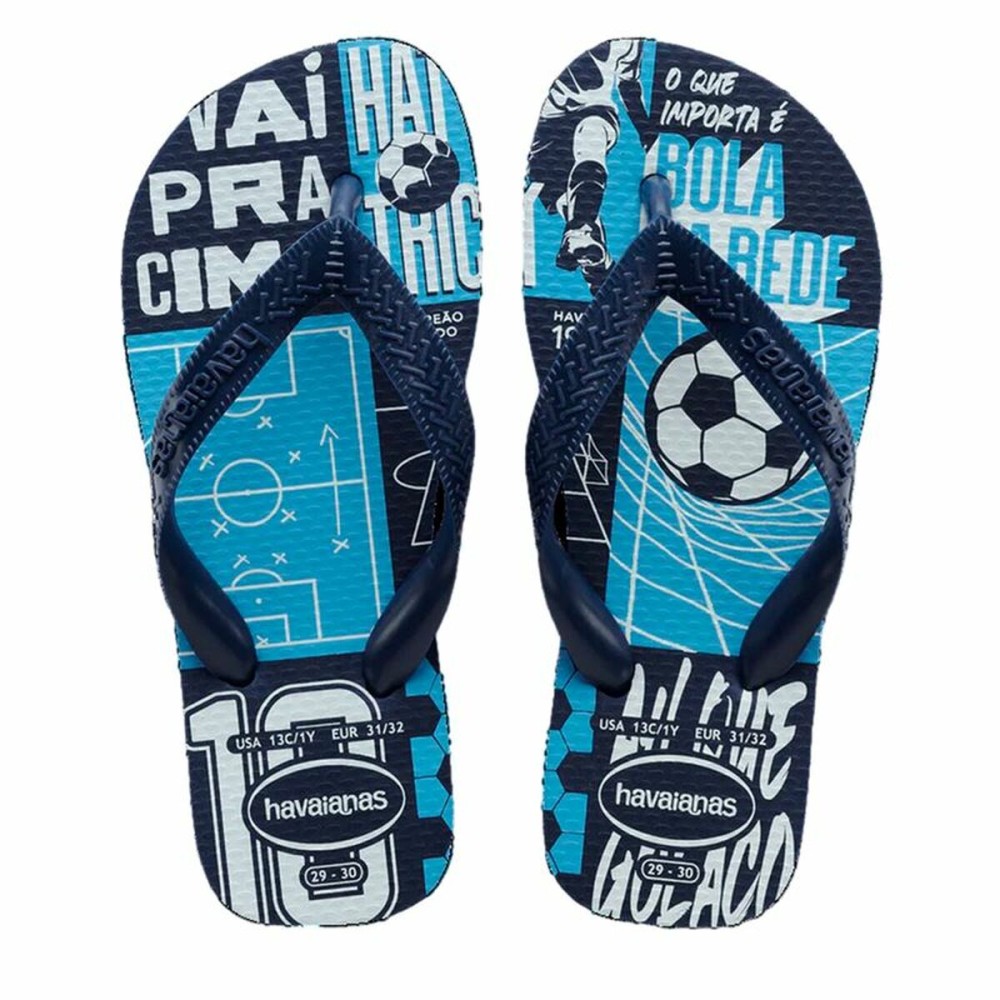 Ciabatte per Bambini Havaianas Athletic Azzurro Taglia Calzatura  30 