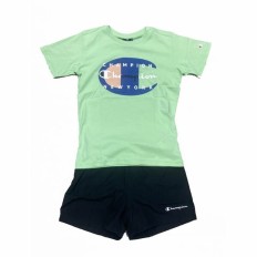 Completo Sportivo per Bambini Champion Essentials Verde limone Taglia  9-10 Anni 