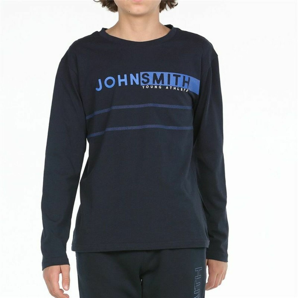 Maglia a Maniche Lunghe per Bambini John Smith Bordo Blu Marino Taglia  12 anni 