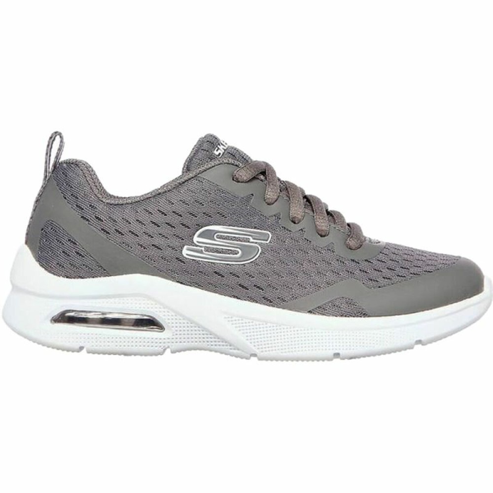 Scarpe Sportive per Bambini Skechers Microspec Max Grigio Taglia Calzatura  28 