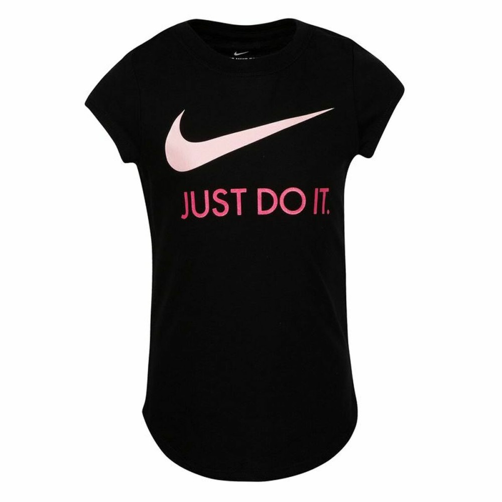 Maglia a Maniche Corte per Bambini Nike  Swoosh JDI Nero Taglia  5 anni 