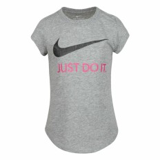 Maglia a Maniche Corte per Bambini Nike  Swoosh JDI Grigio Taglia  7 anni 