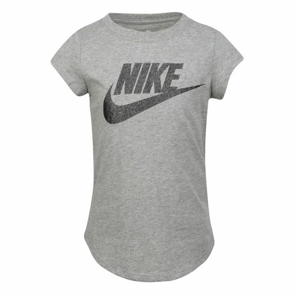 Maglia a Maniche Corte per Bambini Nike  Futura SS Grigio Taglia  3 anni 