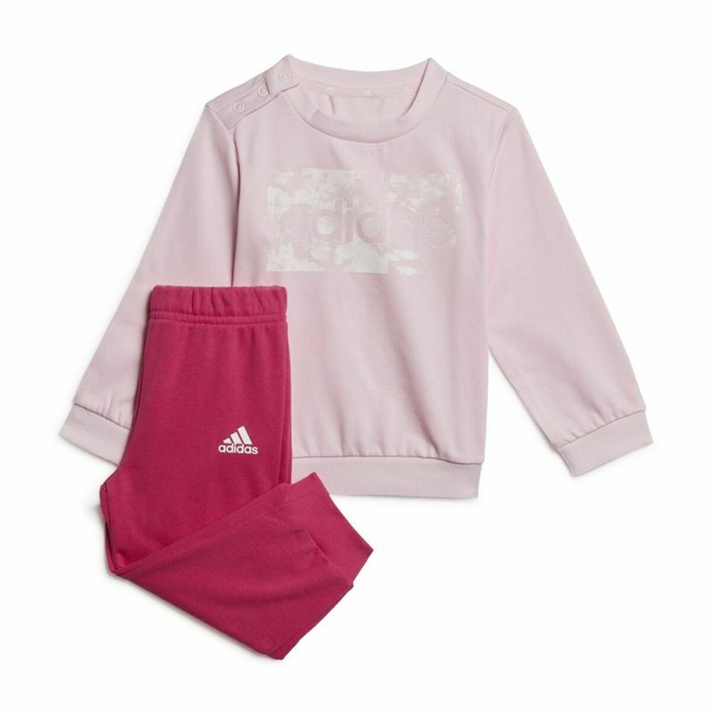 Completo Sportivo per Bambini Adidas Essentials Rosa Taglia  3-6 Mesi 