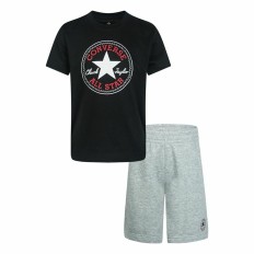 Completo Sportivo per Bambini Converse Core Tee Nero/Grigio Taglia  Taglia - 6-7 Anni 