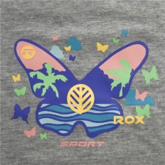 Maglia a Maniche Corte per Bambini Rox Butterfly Grigio chiaro Taglia  12 anni 