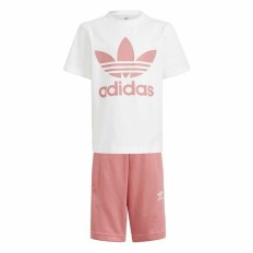 Completo Sportivo per Bambini Adidas Trifolio  Bianco Taglia  5-6 Anni 