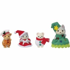 Accessori per Casa delle Bambole Sylvanian Families Happy ChristmaS Friends    