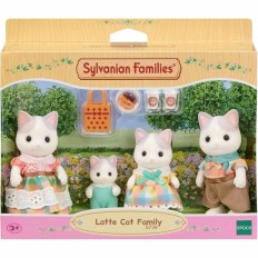 Accessori per Casa delle Bambole Sylvanian Families 5738 Latte Cat Family    